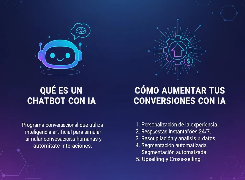 Qué es un chatbot con IA y cómo aumentar tus conversiones con inteligencia artificial